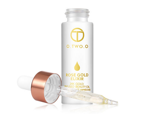 24k Rose Gold Elixir Skin Make Up Oil For Face Essential Oil Before Primer Foundation Moisturizing Face Oil Anti-aging - ROUTINE FASHION